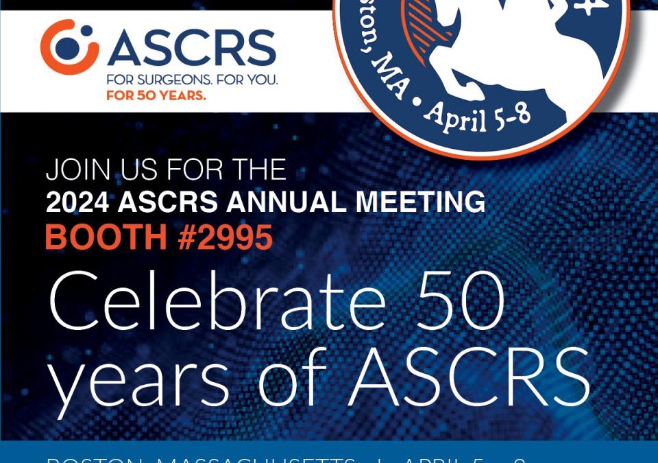 Join us at ASCRS 2024!